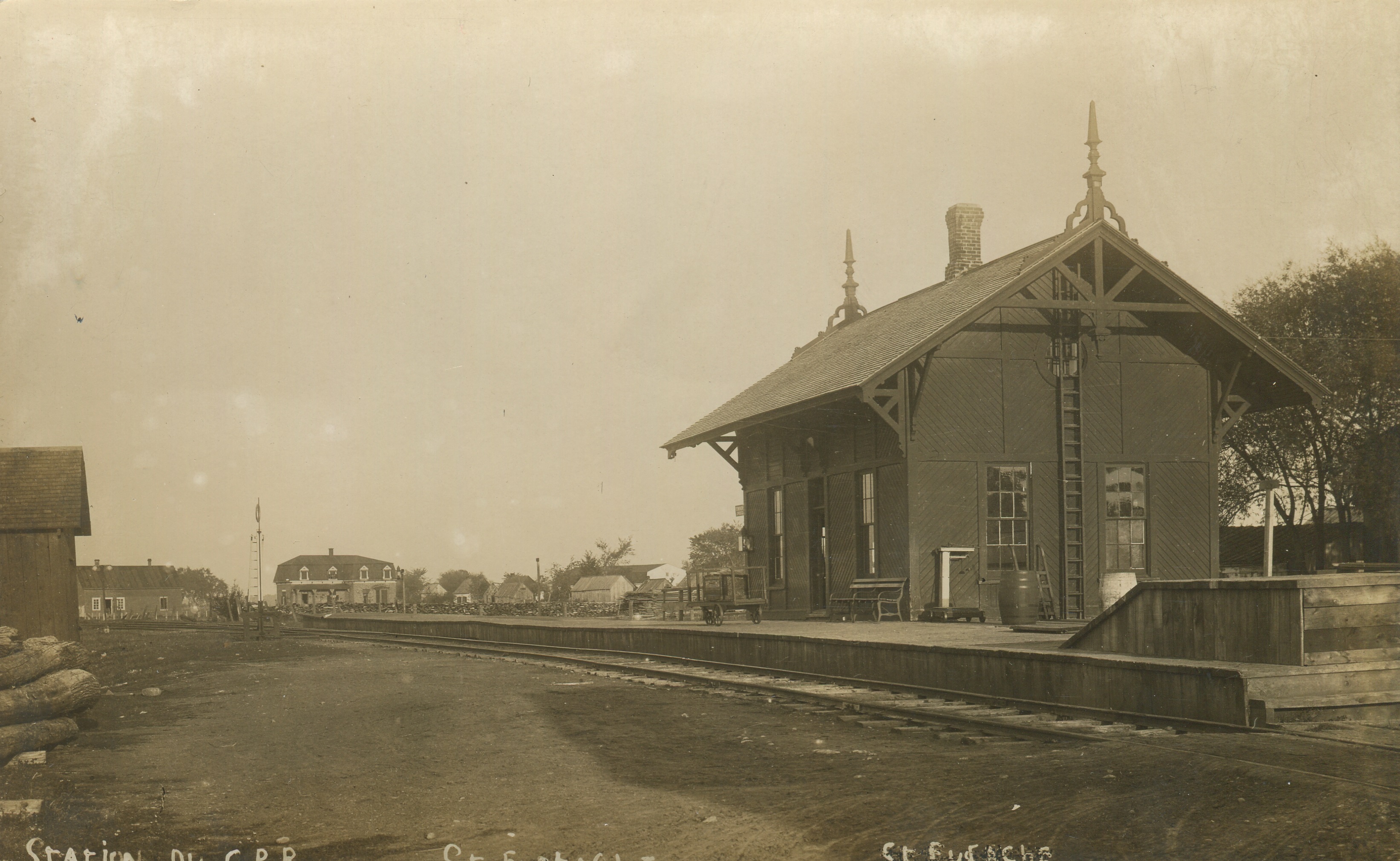 La gare du Canadien Pacifique de Saint-Eustache